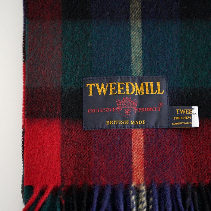 TWEEDMILL �ĥ����ɥߥ� ��Ƚ�֥�󥱥åȥ��ȡ��� Lambwool Knee Rug 50-190 Tartan ��ǥ�����