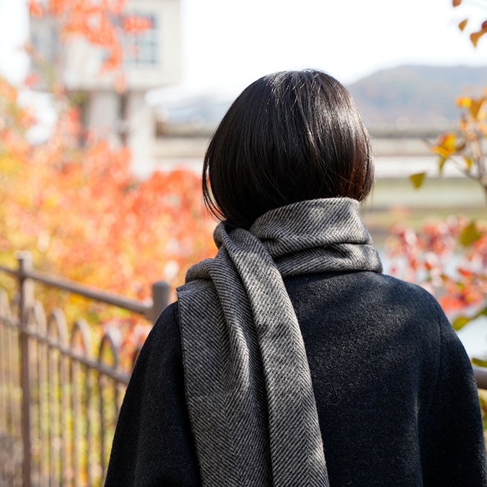 TWEEDMILL ツイードミル 大判ブランケットストール Lambwool Knee Rug