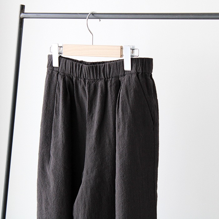 evam eva �������२���� wide pants �磻�ɥѥ�� E223T087 stone gray ���ȡ��󥰥졼 �ѥ��