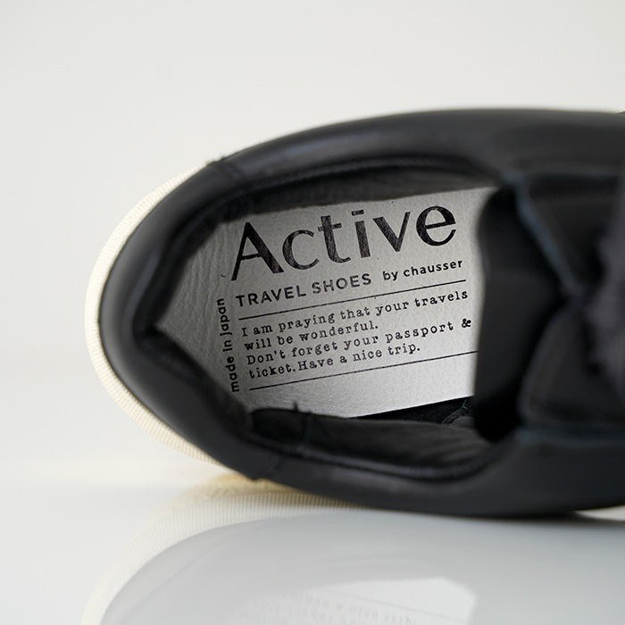 Active TRAVEL SHOES by chausser ƥ ȥ٥륷塼 Х 祻 TRA-024 LEATHER SNEAKERS 쥶ˡ ǥ 