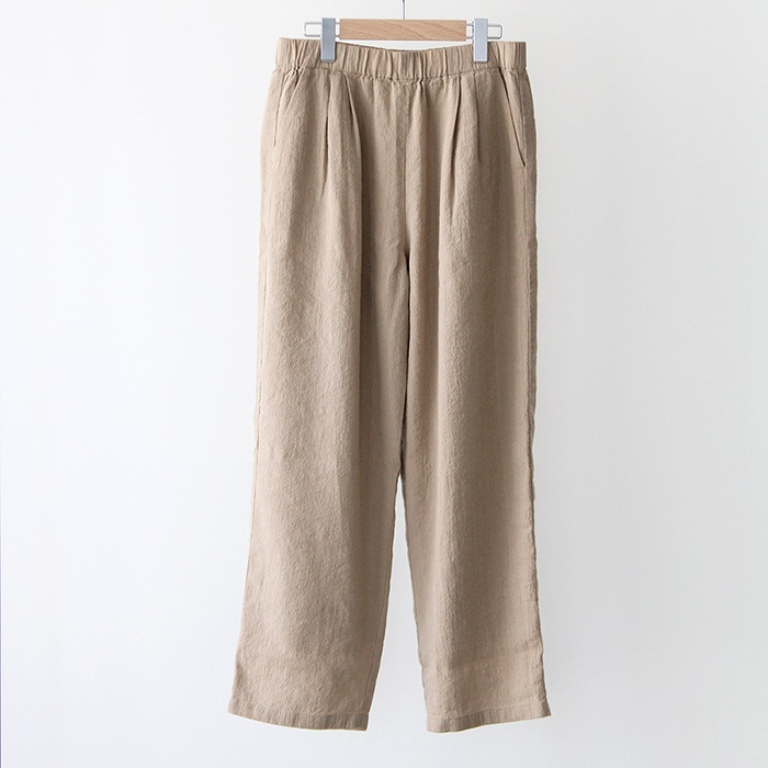 evam eva �������२���� wide pants �磻�ɥѥ�� E223T087 beige �١����� �ѥ��