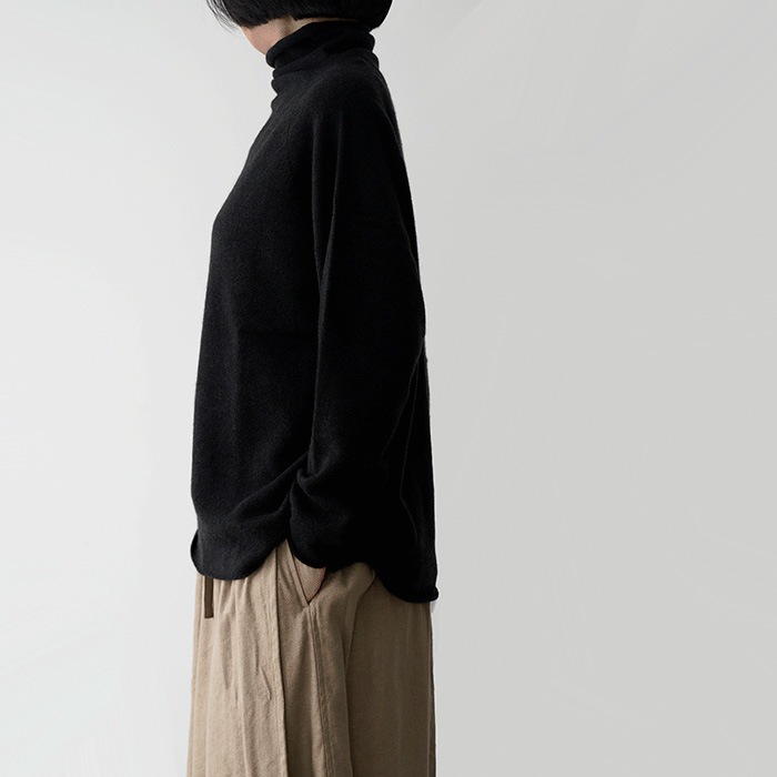 evam eva �������२���� �����ߥ� �����ȥ�ͥå� cashmere turtleneck �����ߥ� �����ȥ�ͥå� E253K133 �˥å� ��ǥ�����