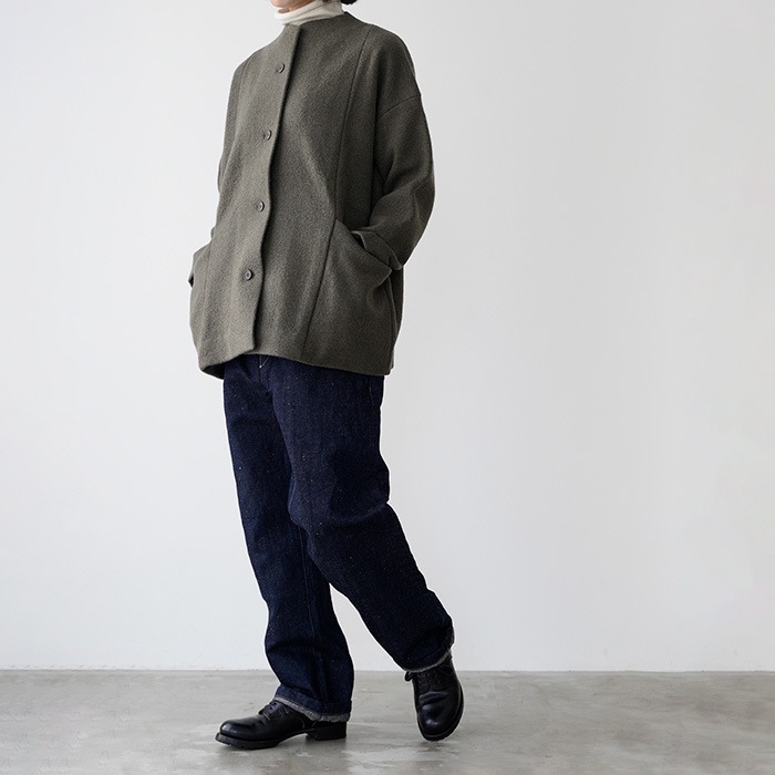 evam eva �������२���� �ץ쥹�����륷�硼�ȥ����� press wool short coat E253K090 ������ ��ǥ�����