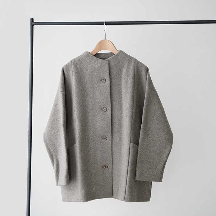 evam eva �������२���� �ץ쥹�����륷�硼�ȥ����� press wool short coat E253K090 ������ ��ǥ�����