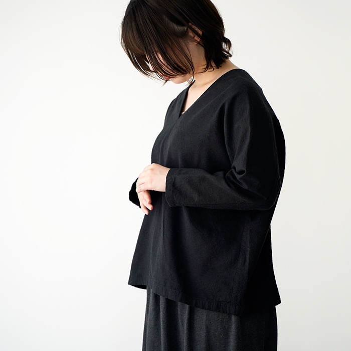 evam eva エヴァムエヴァ コットン タートルネック プルオーバー