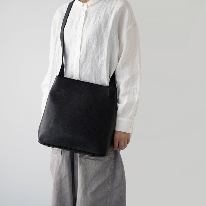 CLASKA kalsac 饹 륵å ץ쥶 SIMPLE LEATHER SHOULDER M 52110133 ǥ  쥶 Хå bag