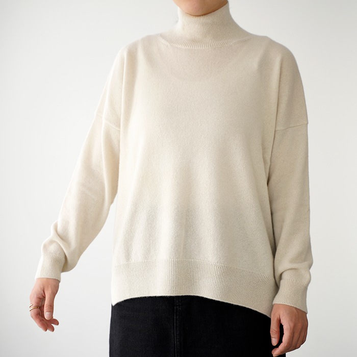evam eva* cashmere turtleneck *カシミヤ100％