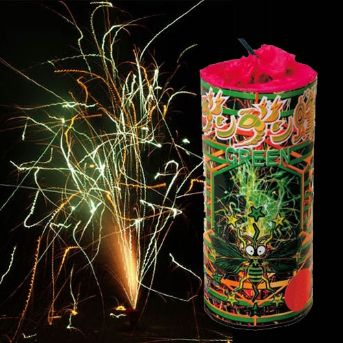 緑ぶんぶん蜂 No300 | 噴出花火 | eはなびやさん│圧倒的な品揃え