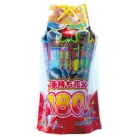 手持ち花火180本　No3000|バッグタイプ
