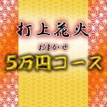 送料無料!打上花火おまかせ5万円コース