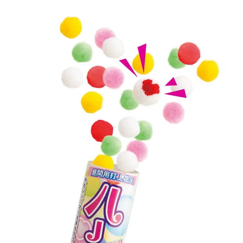 ハナミライハート型ピンバッジ 24個セット ハートをキャッチ No1500 | パラシュート・昼間用花火・煙幕 | eはなび