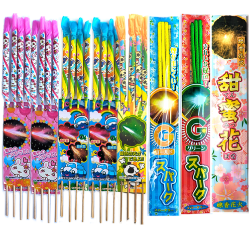 プチキラ 手持ちはなび32本 ※数量限定 | ラミネートタイプ | eはなびや