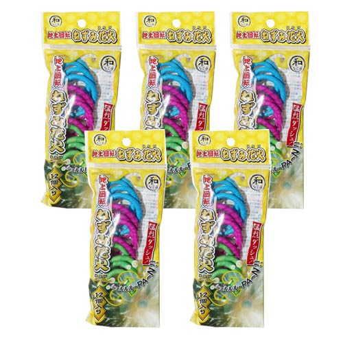 和（なごみ） 地上回転ねずみ花火12個入（単品/5袋セット） ※数量限定