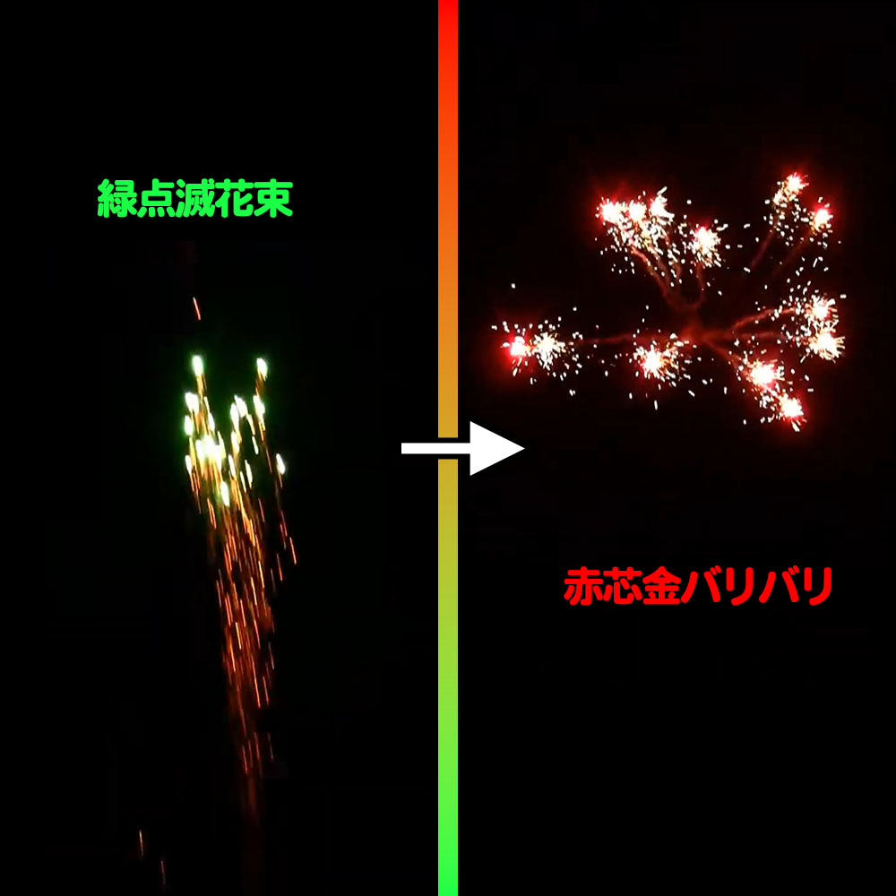 夏苺（爆裂金椰子） No500 | 打ち上げ花火 | eはなびやさん│圧倒的な