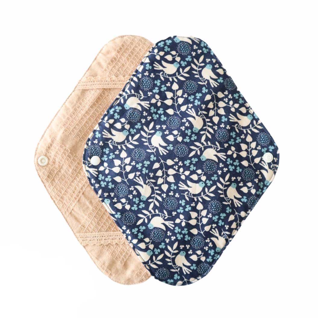 布ナプキンホルダー [バード／ネイビー]