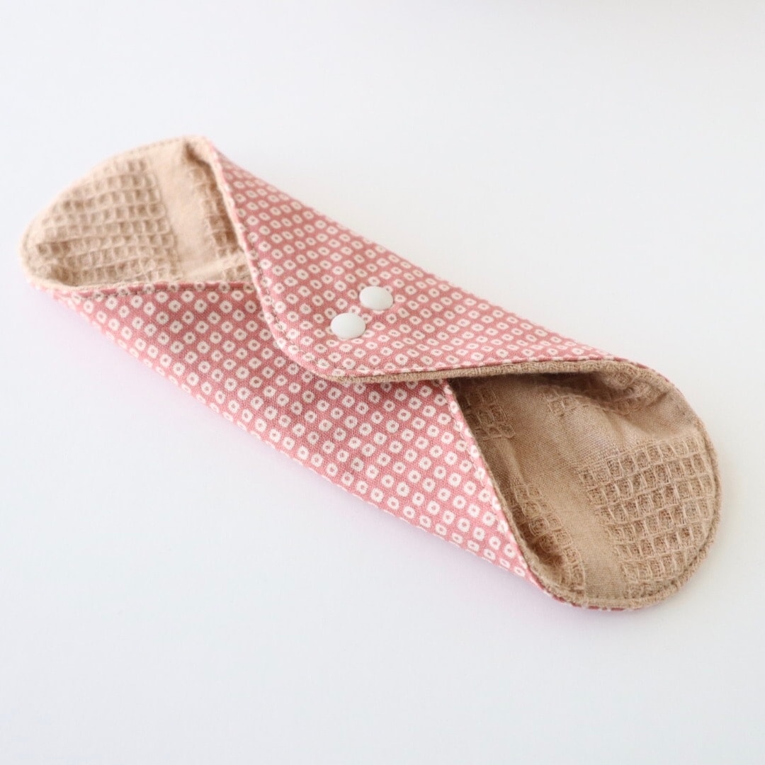 あたため布 [Ｌサイズ／鹿の子／桃]