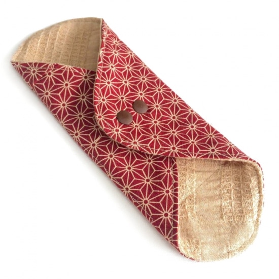 あったか酵素ライナー [麻の葉/紅]