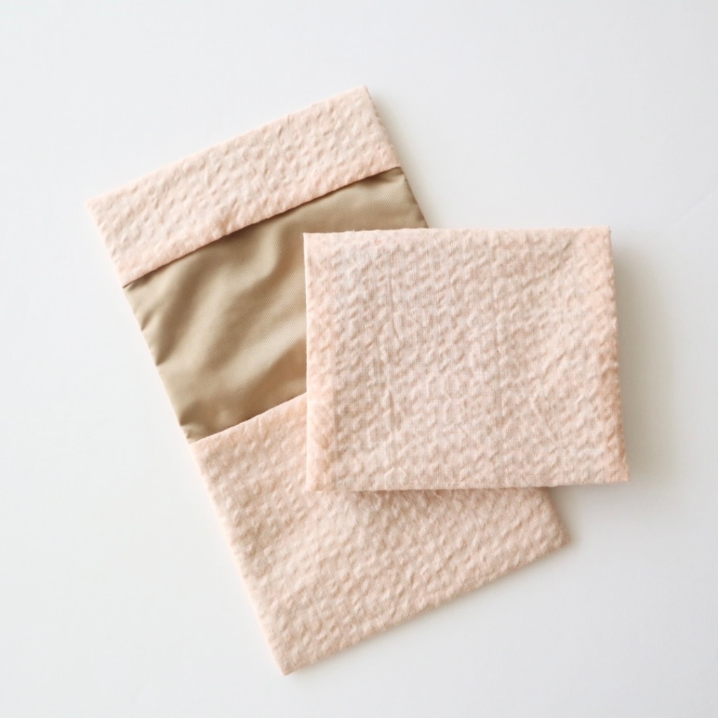 ポケットポーチ [Ｓサイズ／オーガニックコットン／あんず]