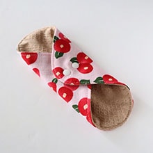 あたため布 [Ｍサイズ／椿／桃]