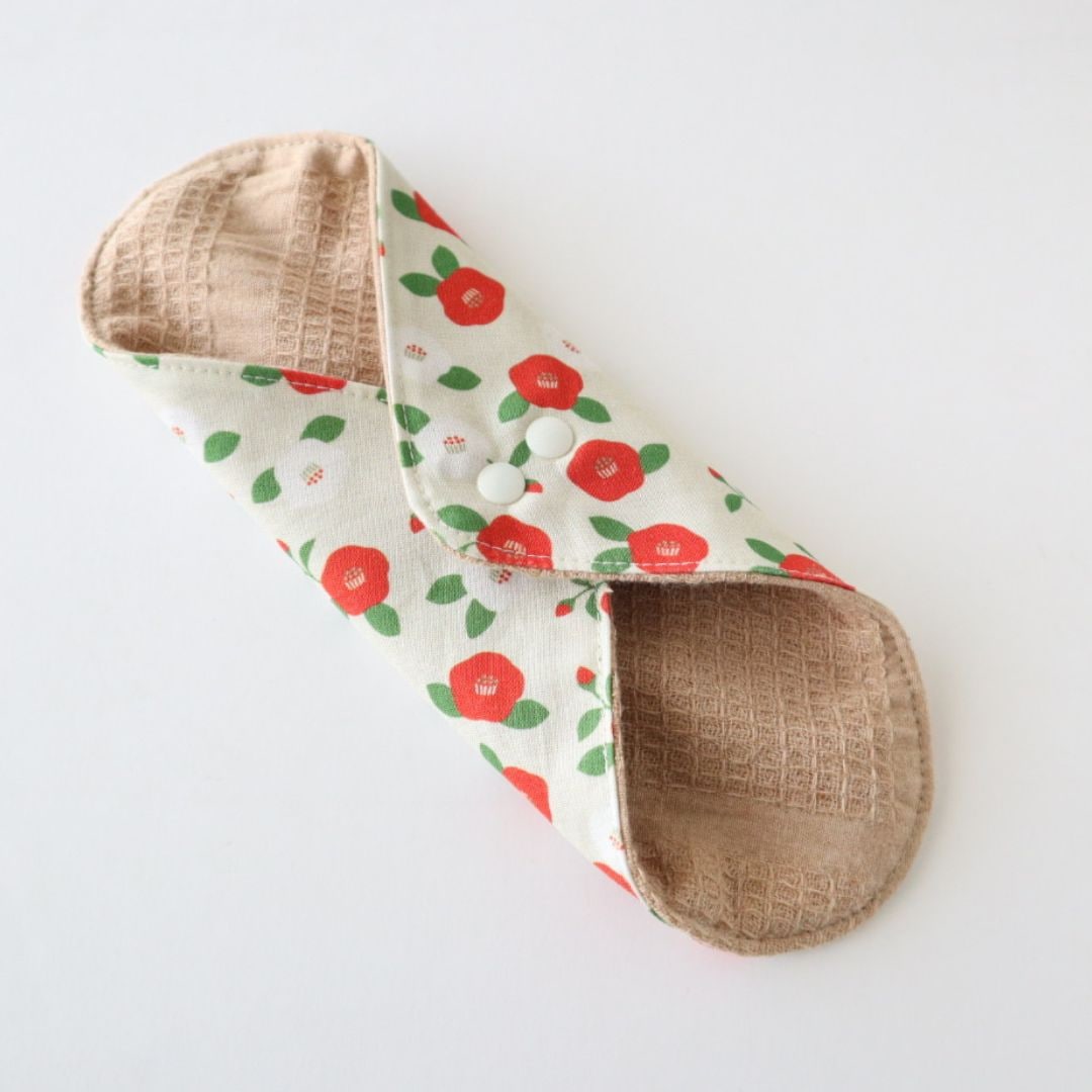 あたため布 [Lサイズ/椿/白]