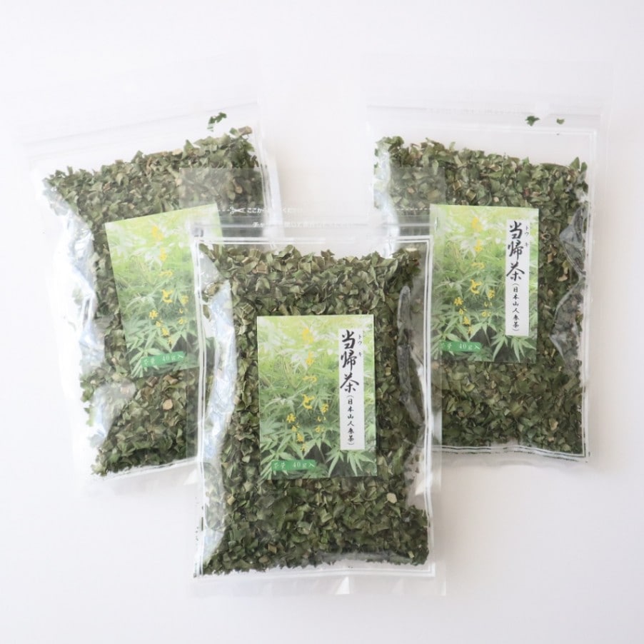 当帰茶　茶葉 ４０g ×３袋[愛媛当帰普及会]