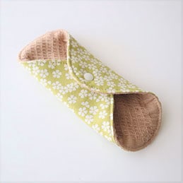 あたため布 [Ｓサイズ／桜／グリーン]