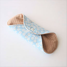 あたため布 [Ｓサイズ／桜／ブルー]