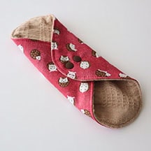 あたため布 [Ｍサイズ／ハリネズミ／レッド]