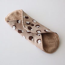 あたため布 [Ｍサイズ／ハリネズミ／ベージュ]