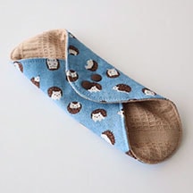 あたため布 [Ｍサイズ／ハリネズミ／ブルー]