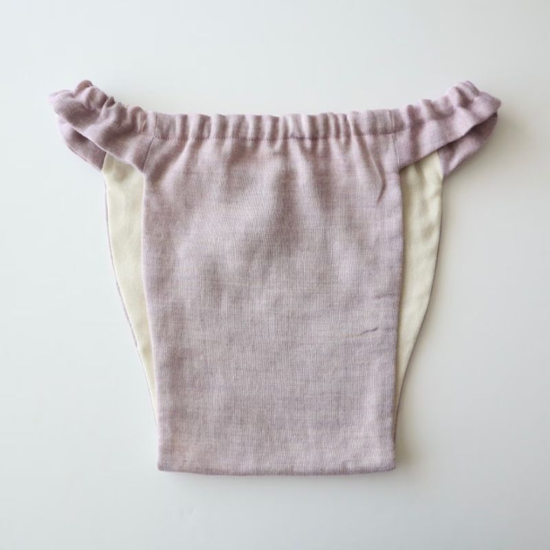 キッズふんてぃ [Mサイズ／オーガニックコットン／パープル]