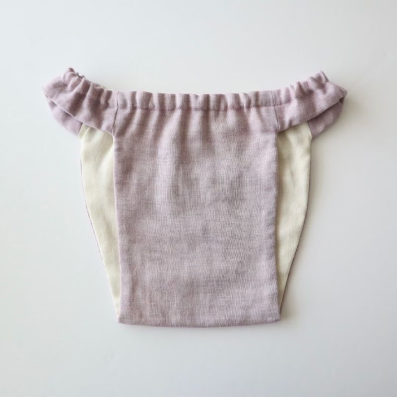 キッズふんてぃ [Sサイズ／オーガニックコットン／パープル]