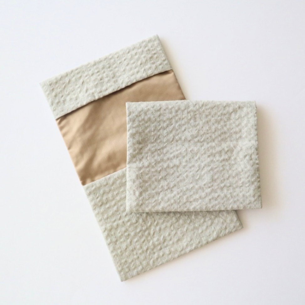 ポケットポーチ [Ｓサイズ／オーガニックコットン／よもぎ]