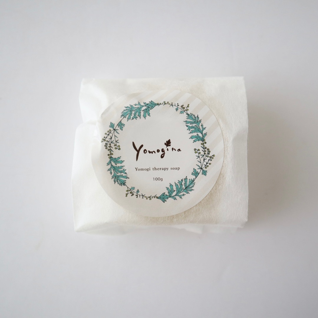 yomogina よもぎソープ１００ｇ［よもぎ温熱セラピー協会］