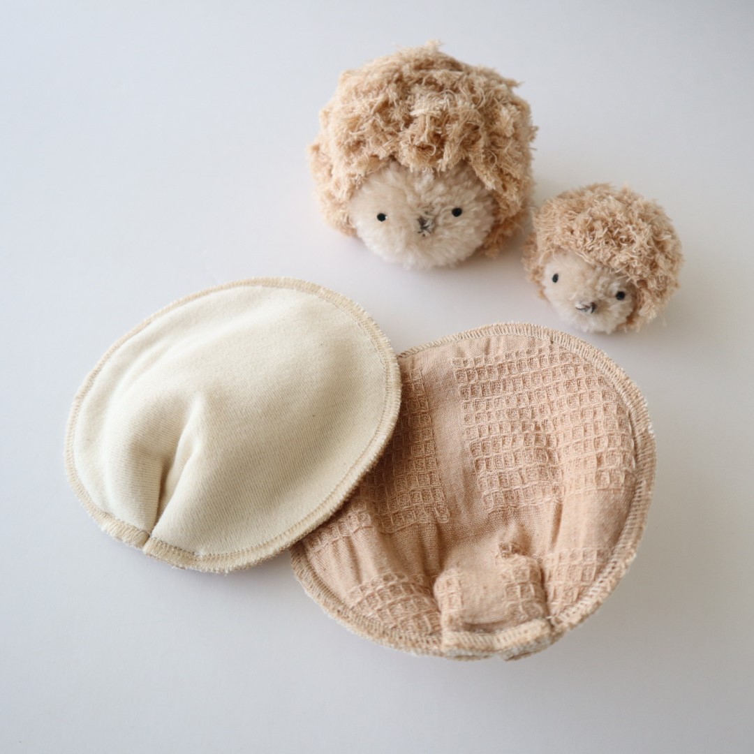 [母乳パッド（防水布あり／２枚組）