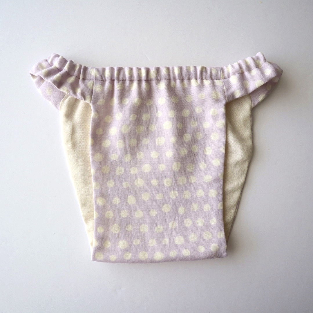 キッズふんてぃ [Sサイズ／ドット／ラベンダー]