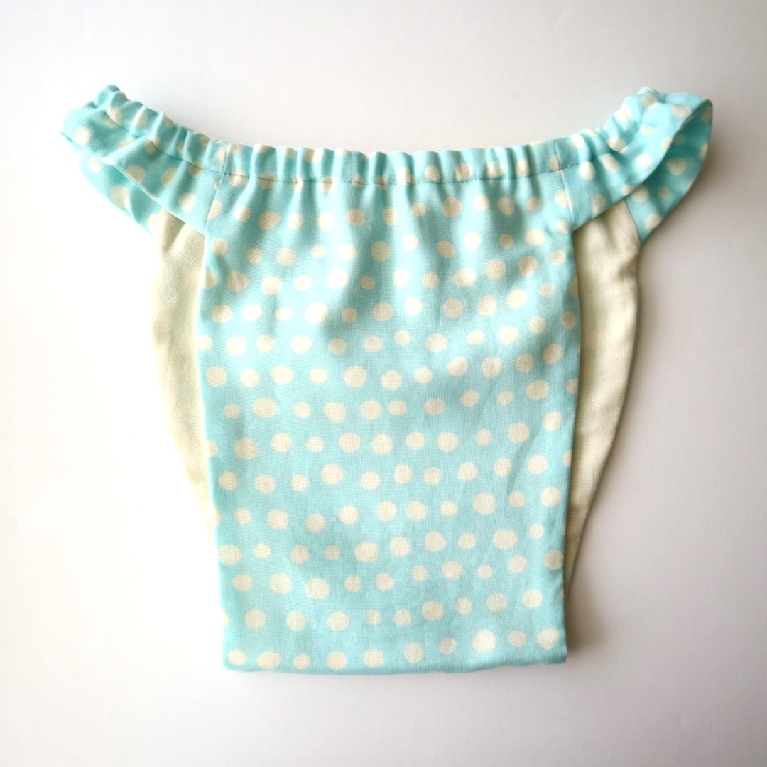 キッズふんてぃ [Mサイズ／ドット／ブルー]