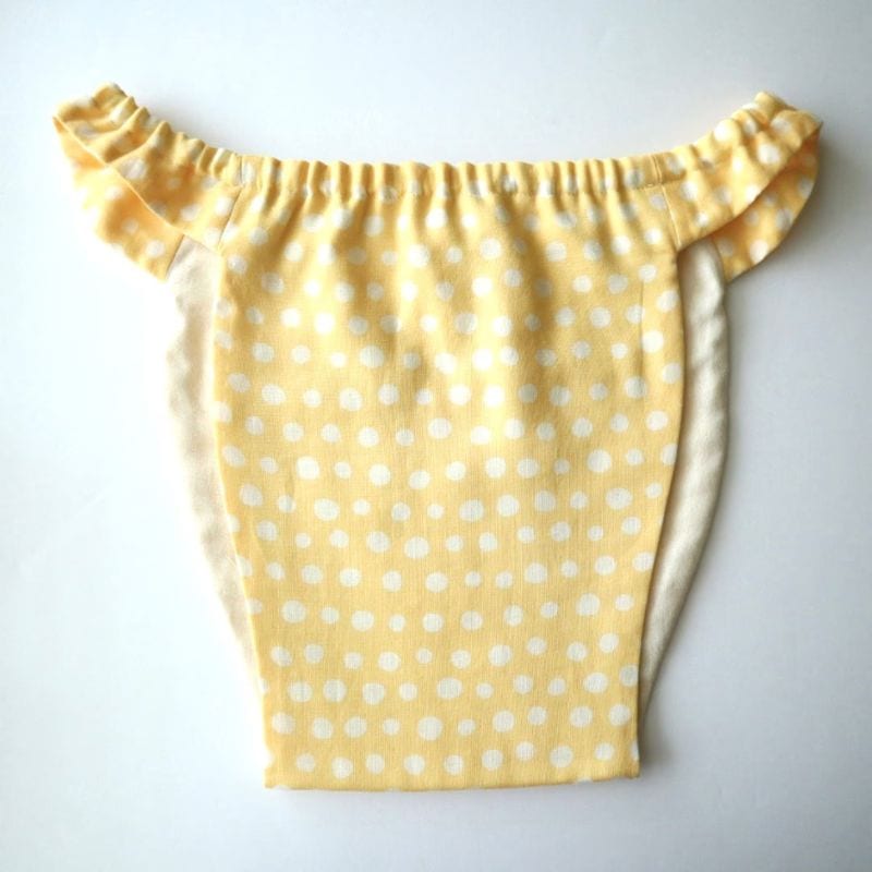 キッズふんてぃ[Lサイズ/ドット/イエロー]