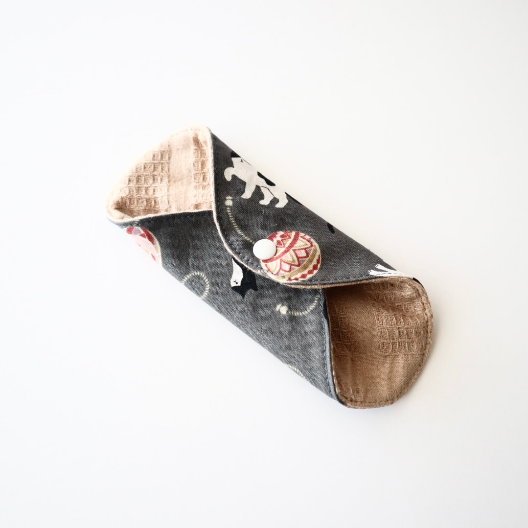 あたため布 [Sサイズ/猫/水墨]