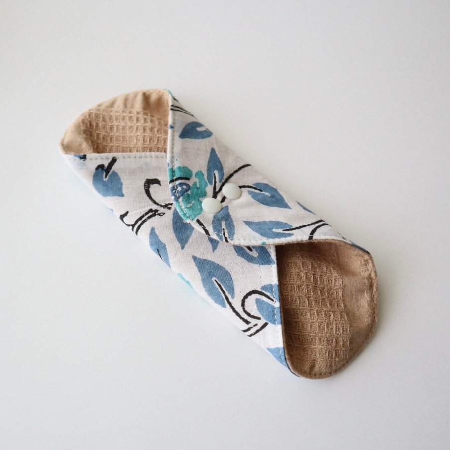 あたため布 [Ｍサイズ／印度綿／ブルー]