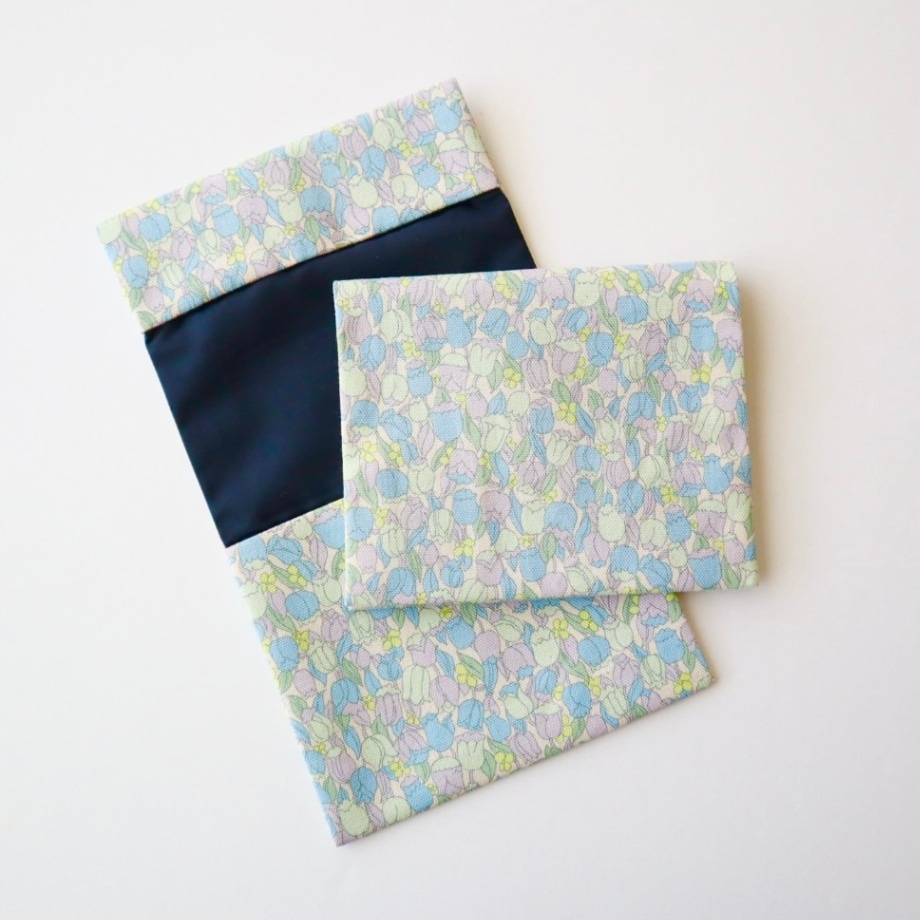 ポケットポーチ [Ｓサイズ／チューリップ／ブルー]