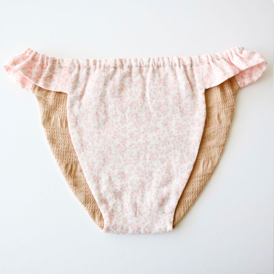 ふんてぃ[MLサイズ／ゴムタイプ／リーフ／ピンク]