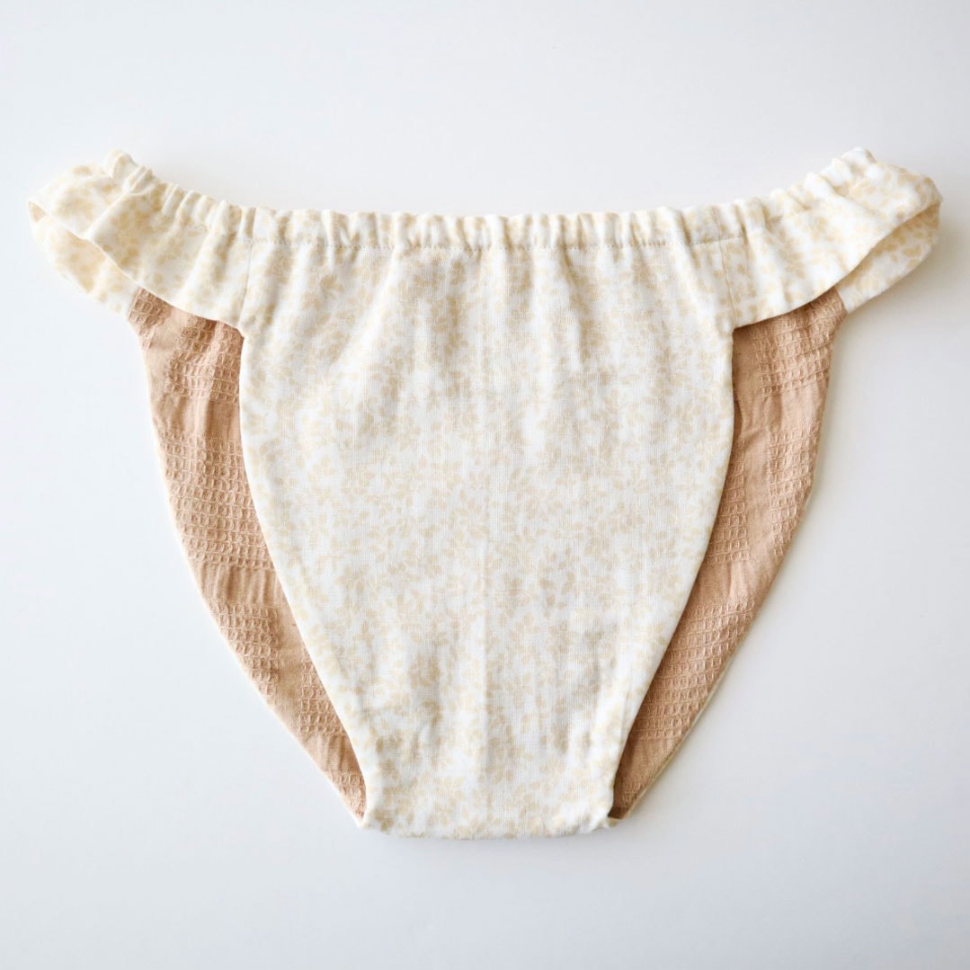 ふんてぃ[MLサイズ／ゴムタイプ／リーフ／イエロー]