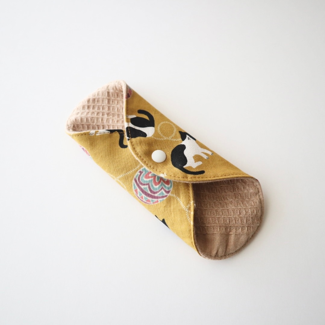 あたため布 [Sサイズ/猫/黄金]