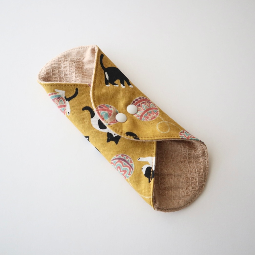 あたため布 [Mサイズ/猫/黄金]