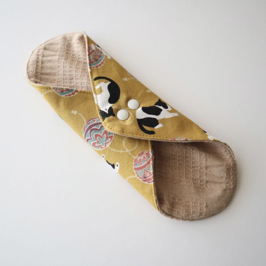 あたため布 [Lサイズ/猫/黄金]