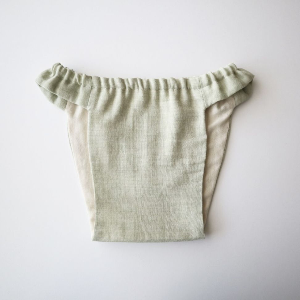 キッズふんてぃ[Sサイズ/オーガニックコットン/ピスタチオ]