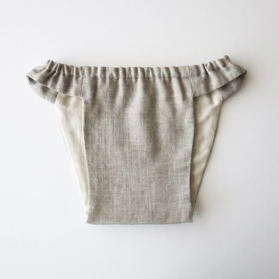 キッズふんてぃ[Sサイズ/オーガニックコットン/モカ]