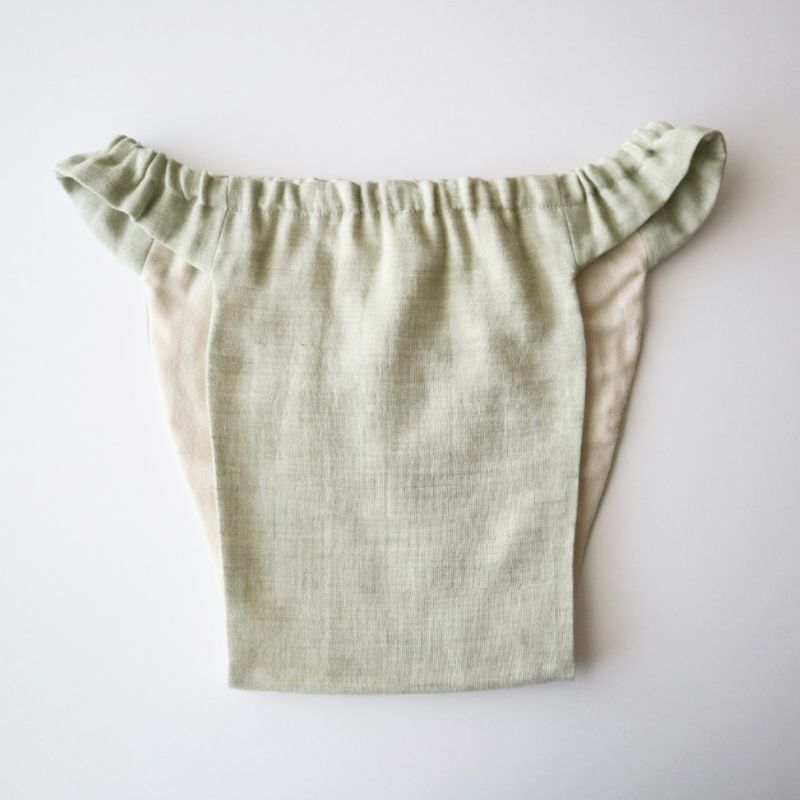 キッズふんてぃ[Mサイズ/オーガニックコットン/ピスタチオ]