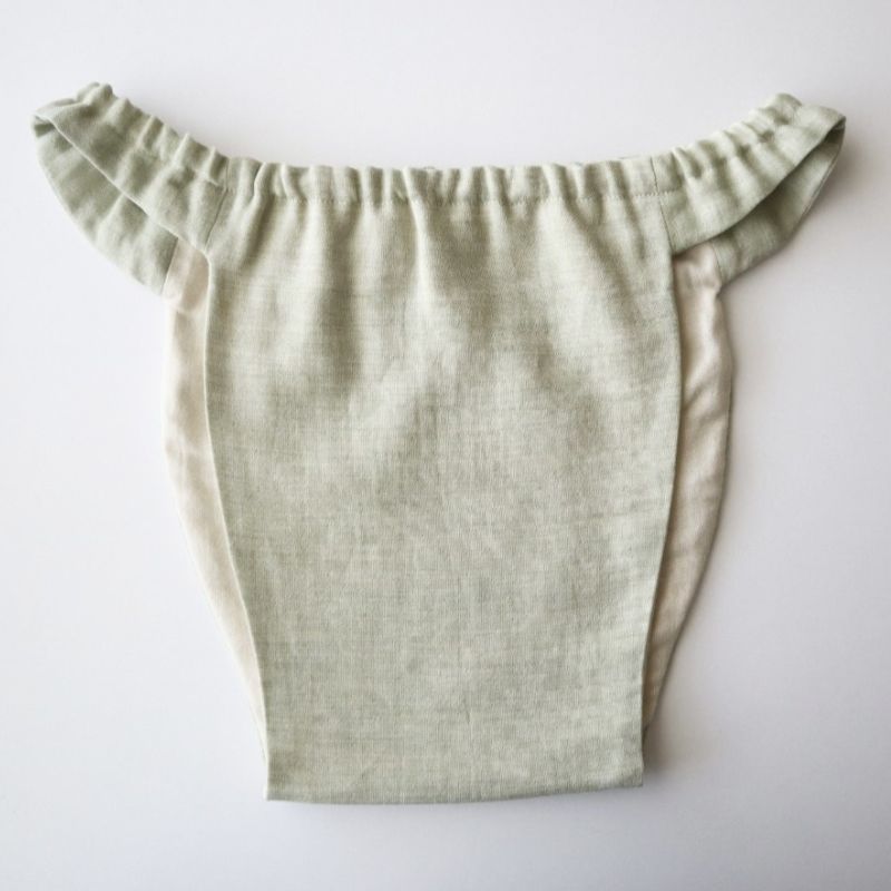 キッズふんてぃ[Lサイズ/オーガニックコットン/ピスタチオ]